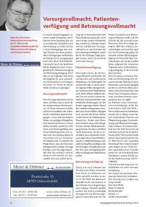 Artikel im Gewerbeschnack Februar 2013